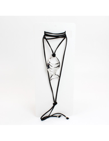 Collar Corbatero Gamuza | INFINITA MODA