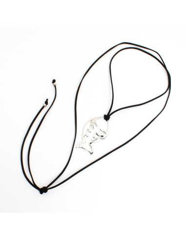Collar Corbatero Gamuza | INFINITA MODA