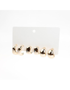 Set de Aros Chunky | INFINITA MODA