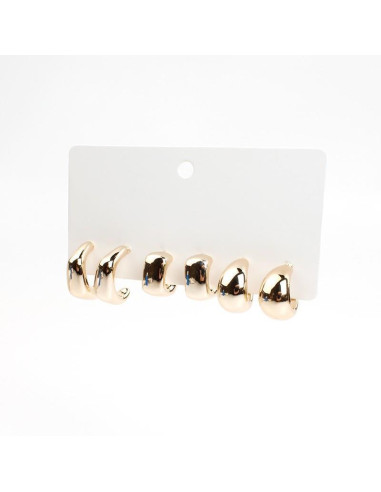Set de Aros Chunky | INFINITA MODA