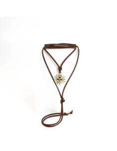 Collar Corbatero Gamuza | INFINITA MODA