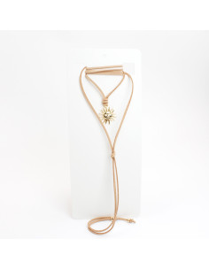 Collar Corbatero Gamuza | INFINITA MODA