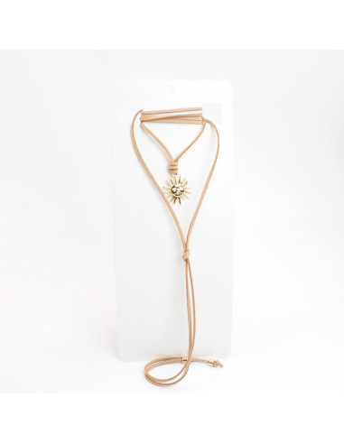 Collar Corbatero Gamuza | INFINITA MODA