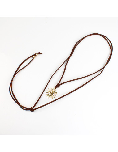 Collar Corbatero Gamuza | INFINITA MODA