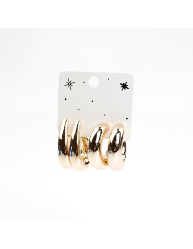 Set de Aros Chunky | INFINITA MODA