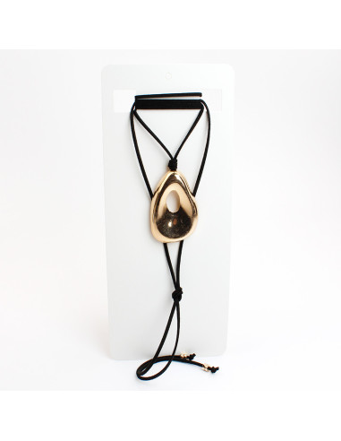 Collar Corbatero Gamuza | INFINITA MODA