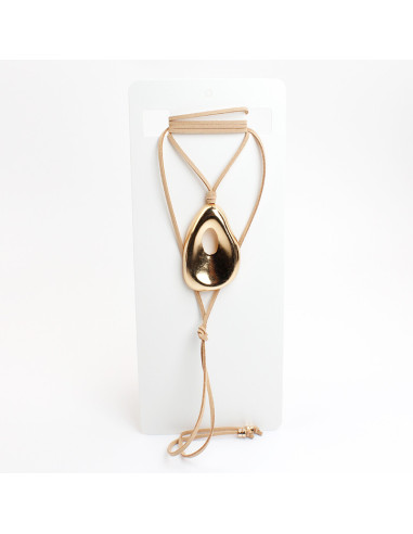 Collar Corbatero Gamuza | INFINITA MODA