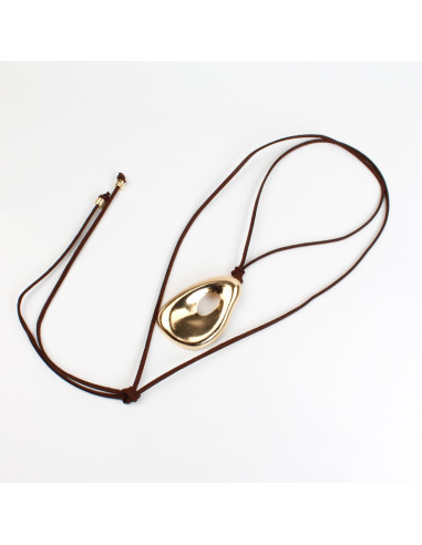Collar Corbatero Gamuza | INFINITA MODA