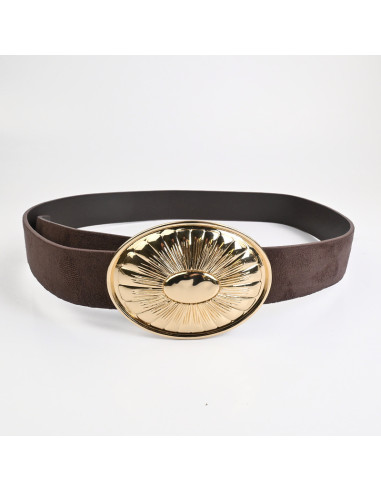 Cinturón gamuzado| Infinita Moda