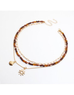 Collar combinado para venta mayorista | Infinita Moda