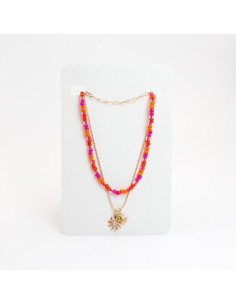 Collar combinado para venta mayorista | Infinita Moda