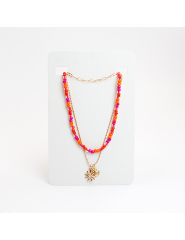Collar combinado para venta mayorista | Infinita Moda