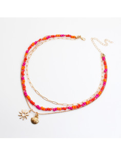 Collar combinado para venta mayorista | Infinita Moda