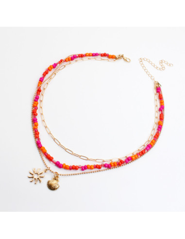 Collar combinado para venta mayorista | Infinita Moda