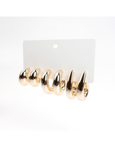 Set de Aros Chunky | INFINITA MODA
