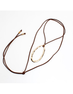 Collar Corbatero de Gamuza | Infinita Moda