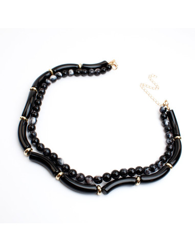Collar Doble de Acrílico de Piezas Grandes por Mayor | Infinita Moda