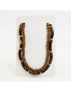 Collar Doble de Acrílico de Piezas Grandes por Mayor | Infinita Moda