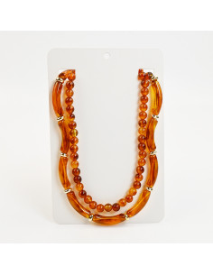 Collar Doble de Acrílico de Piezas Grandes por Mayor | Infinita Moda