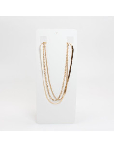 Collar Triple Cadena | Infinita Moda | Mayorista