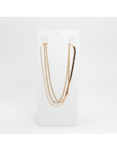 Collar Triple Cadena | Infinita Moda | Mayorista