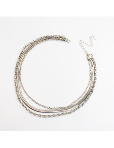 Collar Triple Cadena | Infinita Moda | Mayorista