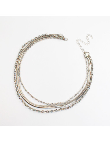 Collar Triple Cadena | Infinita Moda | Mayorista