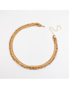 Collar Triple Cadena | Infinita Moda | Mayorista