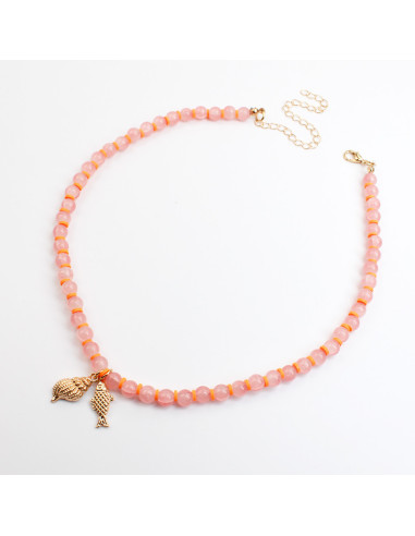 Collar con dijes | Infinita Moda | Mayorista