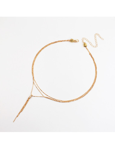 Collar Triple Cadena | Infinita Moda | Mayorista