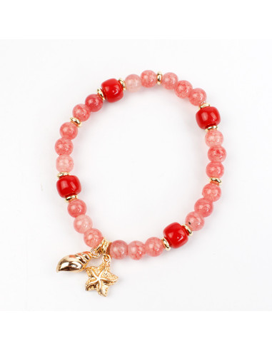 Pulsera elástica charms | INFINITA MODA | Venta por mayor