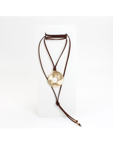 Collar de gamuza | Infinita Moda | Venta mayorista