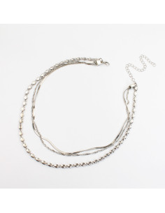 Collar Triple Cadena | Infinita Moda | Mayorista