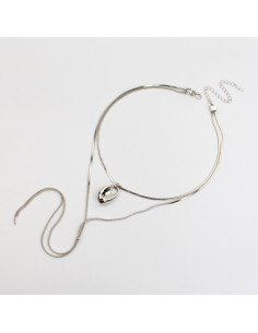 Collar Corbatero Cadena | Infinita Moda | Mayorista
