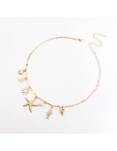 Collar de Cadena Charms | Infinita Moda | Mayorista
