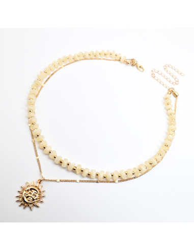 Collar Combinado Sun | Infinita Moda | Mayorista