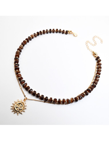 Collar Combinado Sun | Infinita Moda | Mayorista