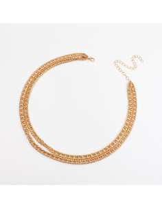 Collar Doble Cadena | Infinita Moda | Mayorista