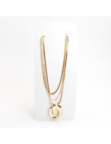Collar Triple Cadena | Infinita Moda | Mayorista