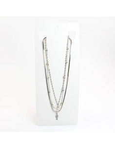 Collar Triple Cadena | Infinita Moda | Mayorista
