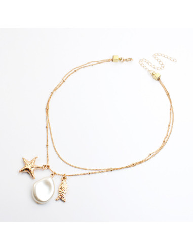 Collar Doble Cadena | Infinita Moda | Mayorista