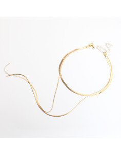 Collar Corbatero Cadena | Infinita Moda | Mayorista