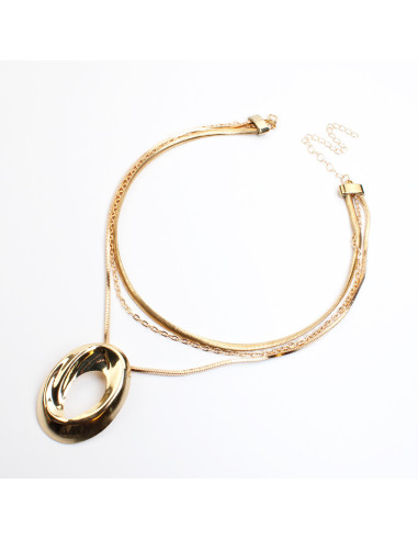 Collar Triple Cadena | Infinita Moda | Mayorista
