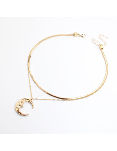 Collar Doble Cadena | Infinita Moda | Mayorista