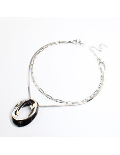 Collar Doble Cadena | Infinita Moda | Mayorista