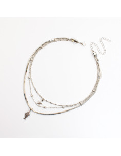 Collar Triple Cadena | Infinita Moda | Mayorista