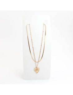 Collar Doble Cadena | Infinita Moda | Mayorista