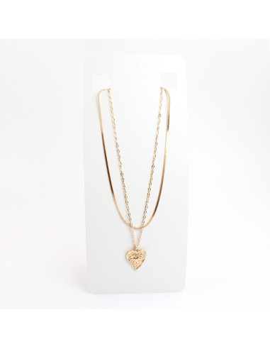 Collar Doble Cadena | Infinita Moda | Mayorista