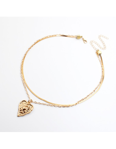 Collar Doble Cadena | Infinita Moda | Mayorista