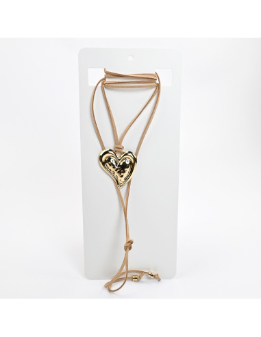 Collar de gamuza | Infinita Moda | Venta mayorista